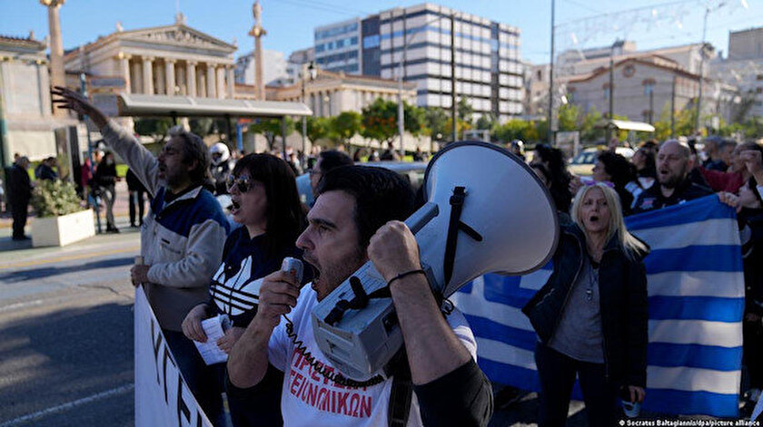 Yunanistan’da hayat pahalılığı protesto edildi