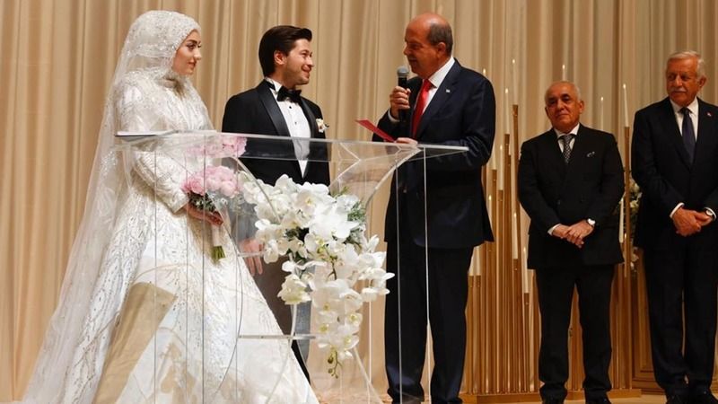 Cumhurbaşkanı Tatar, Fuat Oktay’ın oğlunun nikâh şahitliğini yaptı