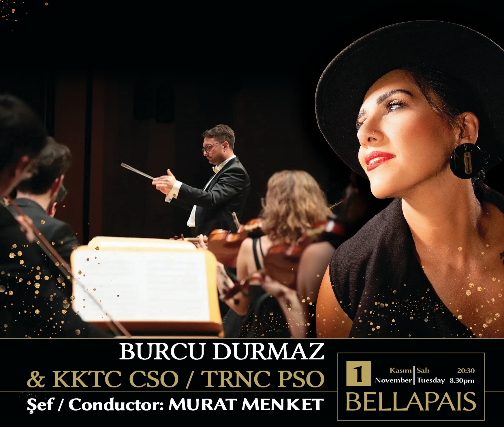 20.Uluslararası Kuzey Kıbrıs Müzik Festivali Burcu Durmaz & KKTC CSO konseri ile final yapacak