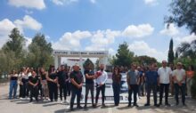 KTÖS ve KTOEÖS Atatürk Öğretmen Akademisi önünde basın açıklaması yaptı