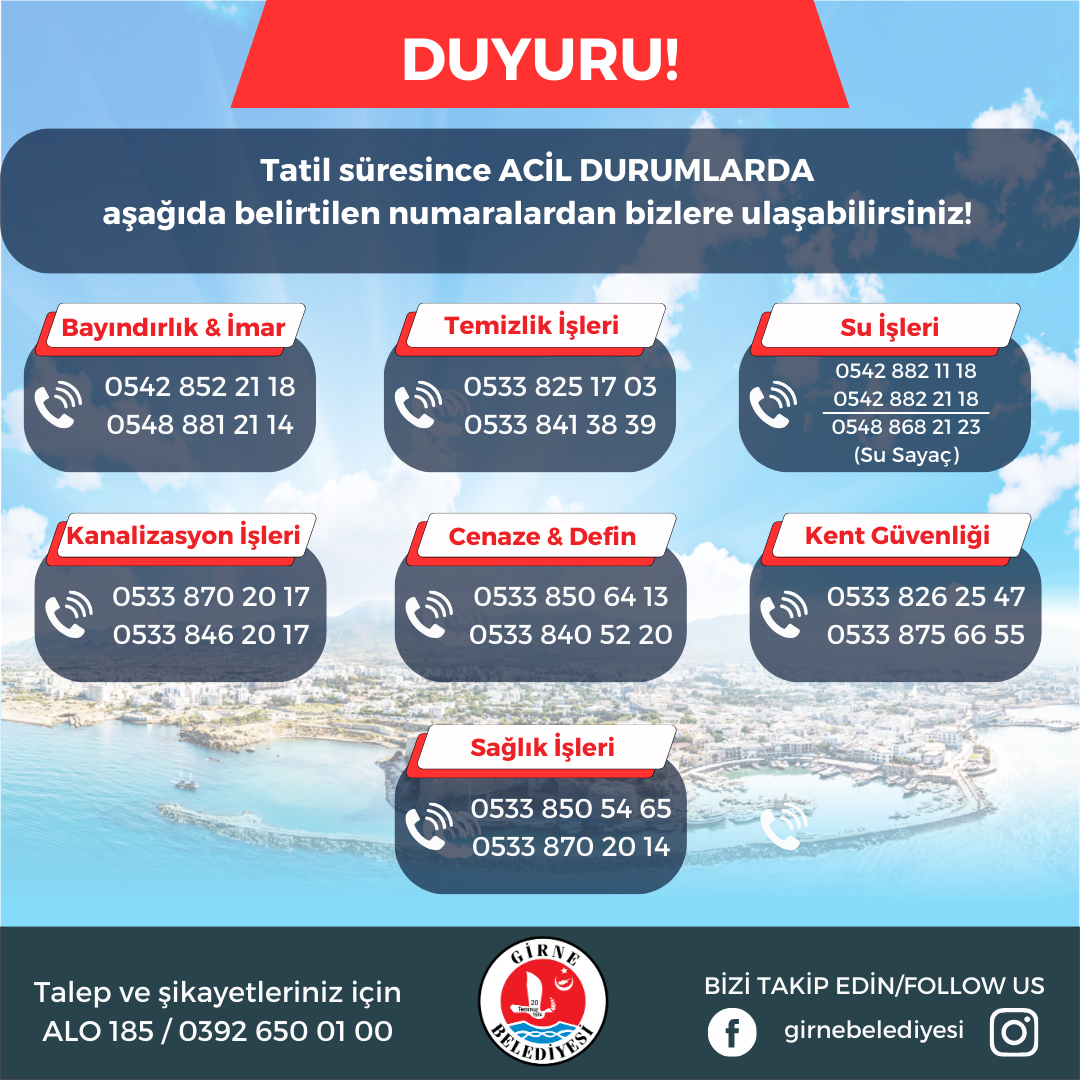 Girne Belediyesi yeni yıla hazır