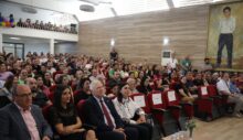Töre, Şehit Hüseyin Ruso Ortaokulu’nda düzenlenen etkinliğe katıldı