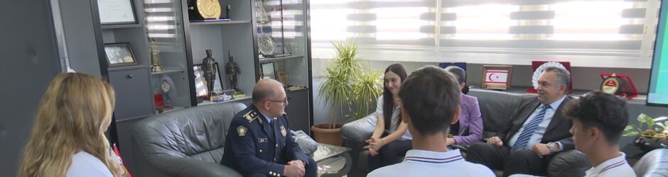 LTL öğrencileri Polis Genel Müdürü Kuni’yi ziyaret etti