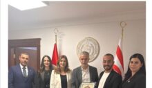 KTEB Ankara’da KKTC Büyükelçisi Korukoğlu ile görüştü