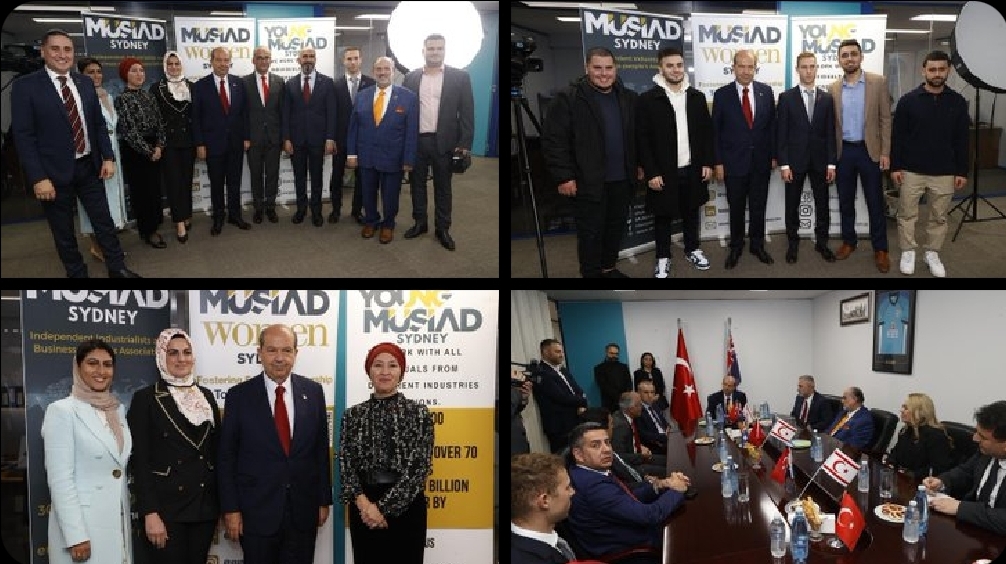 Cumhurbaşkanı Tatar, Sydney’de MÜSİAD ve DTİK yetkilileriyle bir araya geldi