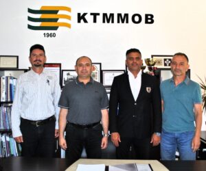 LAÇ Belediyesi Başkanı Ataser, KTMMOB Genel Başkanı Aysal’ı ziyaret etti