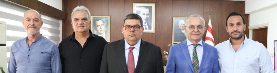 Maliye Bakanı Berova, Kıbrıs Türk Armatörler Birliği heyetini kabul etti