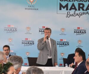 Başbakan Üstel Maraş Buluşması’nda konuştu: Biz her zaman Anavatanımız Türkiye ile el ele, kol kola bütün zorlukların önünü aşarak yolumuza devam ediyoruz