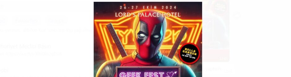 Geek Fest Kyrenia 26-27 Ekim’de yapılacak