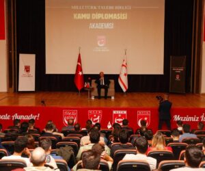 Cumhurbaşkanı Tatar, Kamu Diplomasisi Akademisi’nde konuşma yaptı