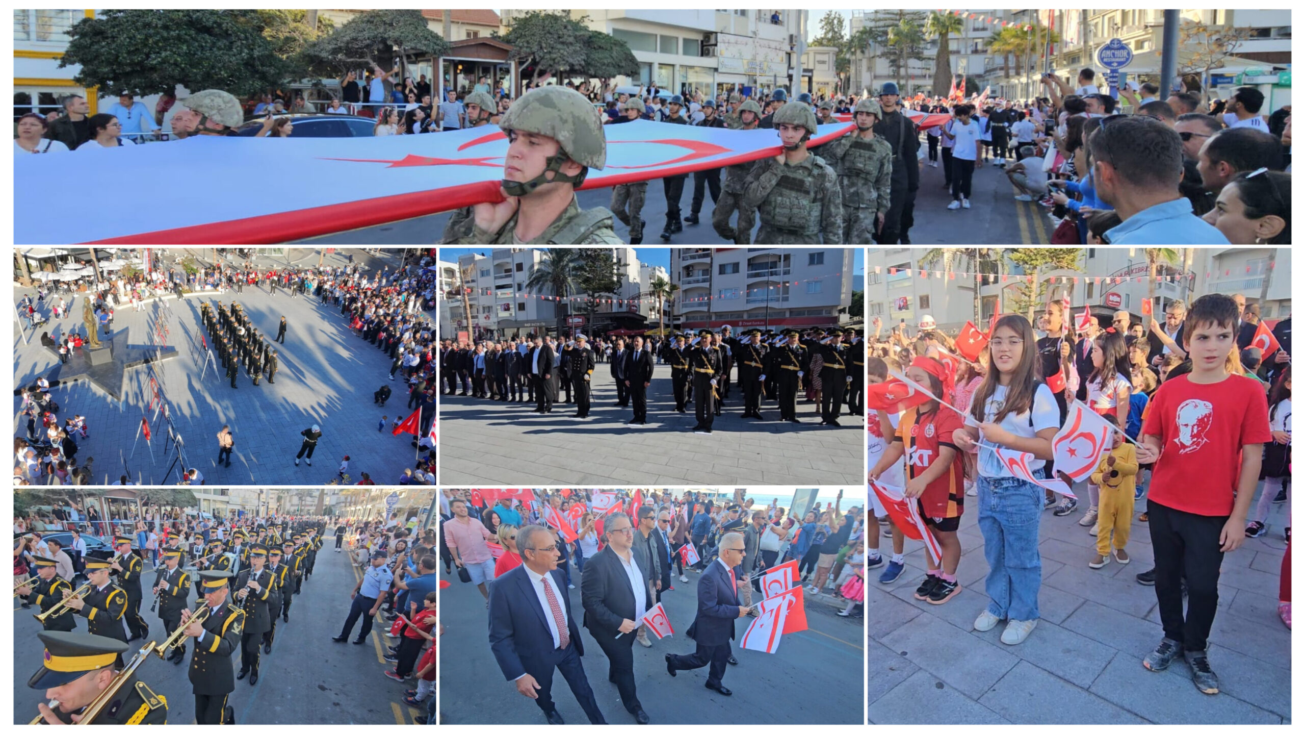 29 Ekim Girne’de  törenlerle kutlandı