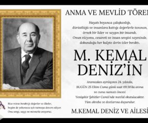 M. Kemal Deniz,  kabri başında anılacak