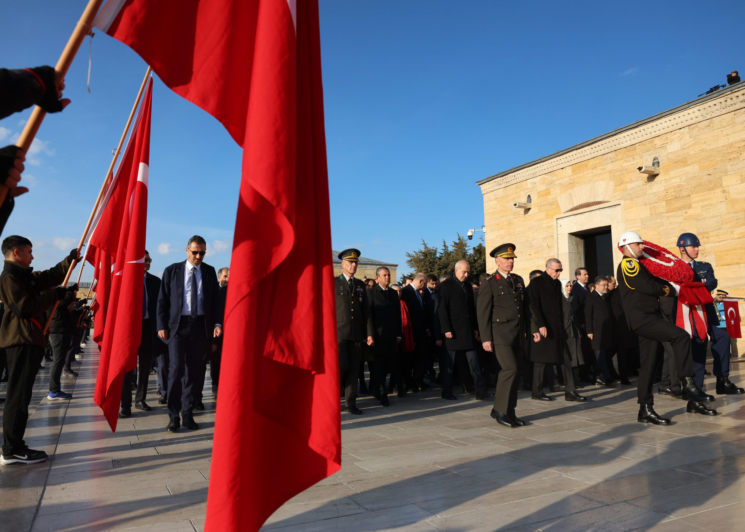 Büyük Önder Atatürk için Anıtkabir’de devlet töreni düzenlendi