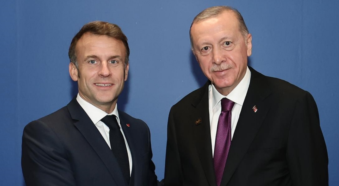 Türkiye Cumhurbaşkanı Erdoğan, Fransa Cumhurbaşkanı Macron ile bir araya geldi