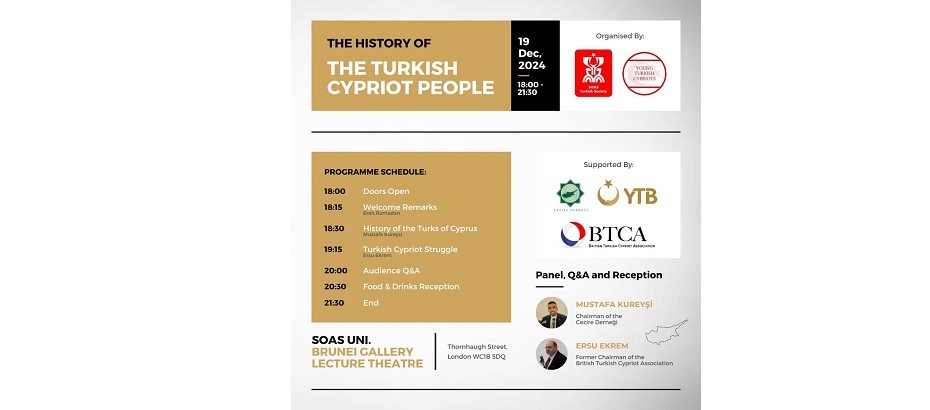 Londra’da Kıbrıslı Türklerin Tarihi konulu panel düzenleniyor