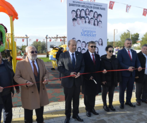 “Türkmenköy Şampiyon Melekler Çocuk Parkı ve Dinlenme Alanı” hizmete açıldı