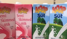 Koop-Süt süt fiyatlarında indirim yaptı…1 litrelik sütün fiyatı 4.50 TL indirimle 49 TL olarak belirlendi