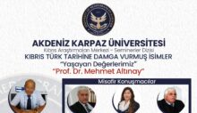 Akdeniz Karpaz Üniversitesi “Yaşayan Değerlerimiz” başlıklı seminer düzenleyecek