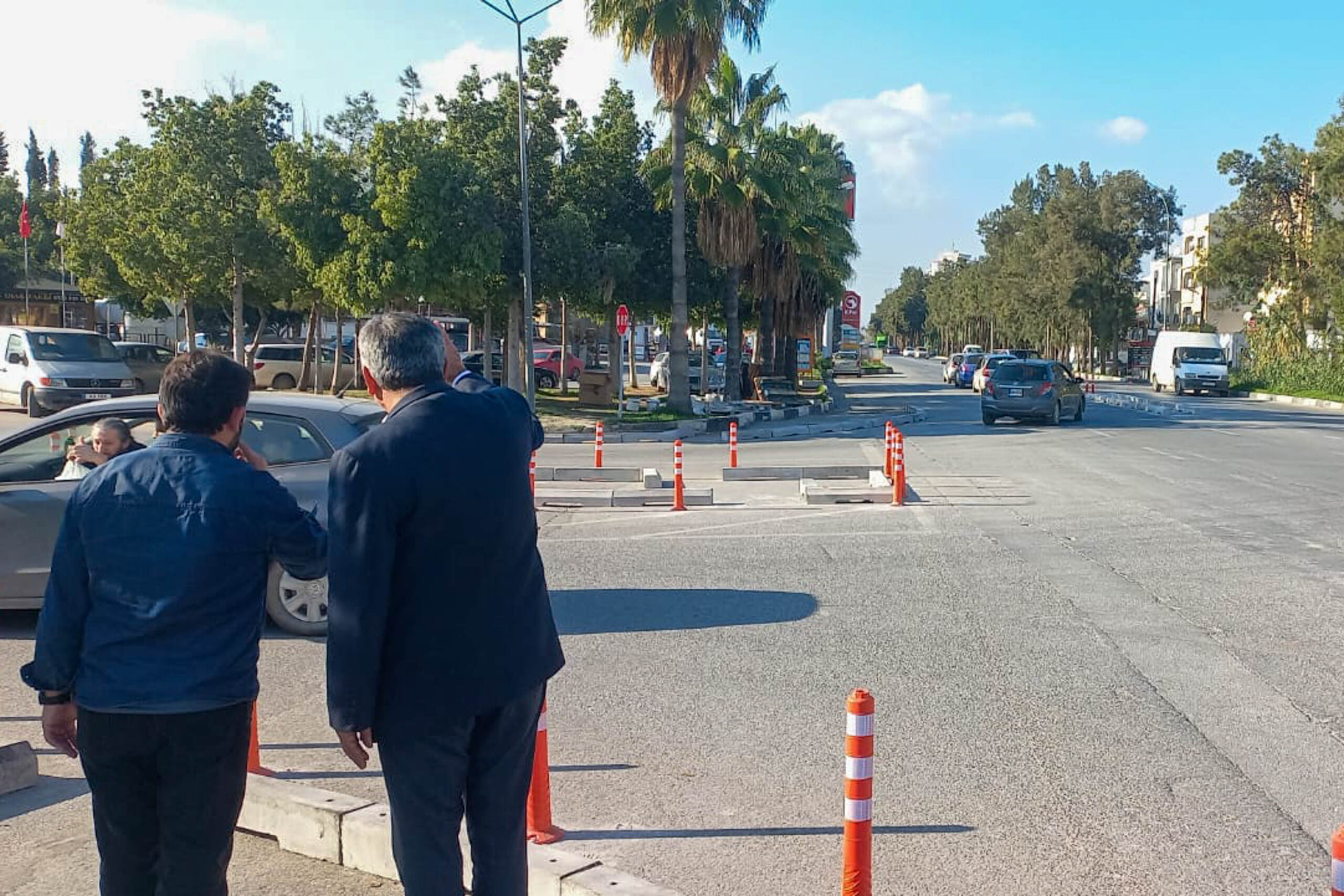 Gazimağusa Belediye Başkanı Uluçay sinyalizasyon projesi çalışmalarını inceledi