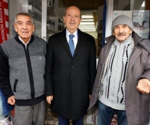 Cumhurbaşkanı Ersin Tatar, Lefkoşa Arasta bölgesini ziyaret etti